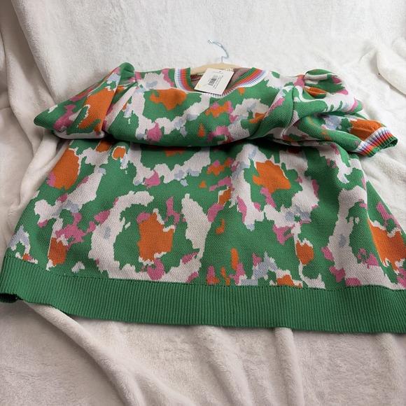 Jodifl Women's Short Sleeve Dress Multi Color Size Small pockets puffy sleeves - Picture 6 of 16